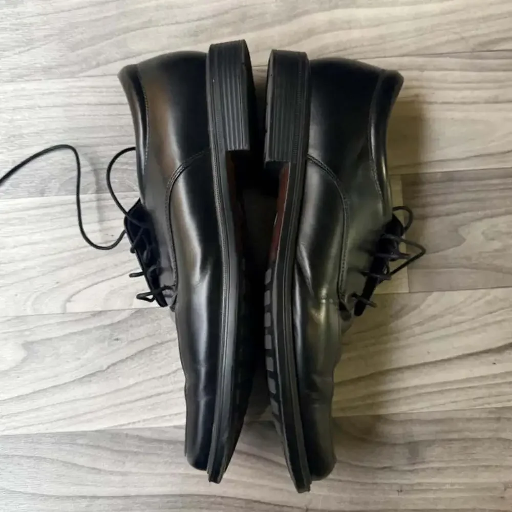 Rockport APM11781 Waterproof Leather Oxford Dress Shoes Black Mens 12M